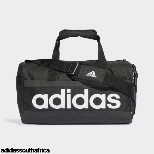 Essentials Linear Duffel Bag Extra Small Black Adidas South Africa