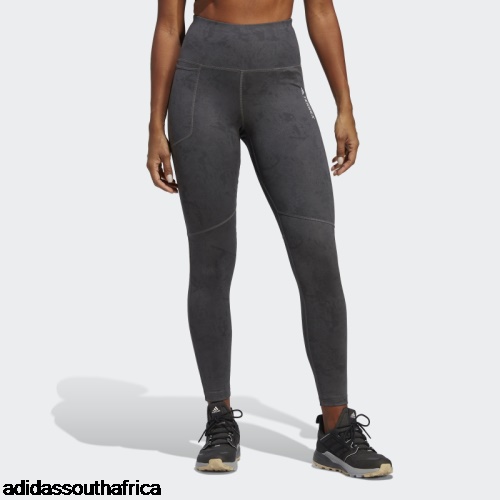 Terrex Multi Allover Print Leggings Grey Adidas South Africa