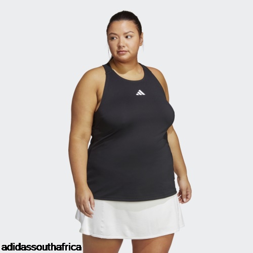 Tennis Y-Tank (Plus Size) Black Adidas South Africa