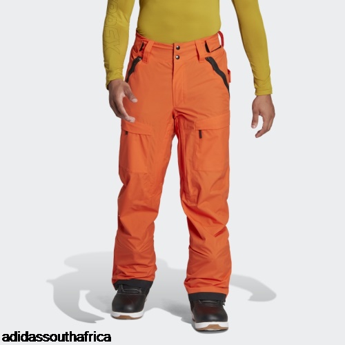 Resort Two-Layer Shell Tracksuit Bottoms Orange Adidas South Africa