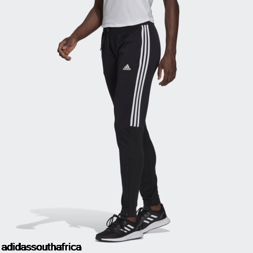 AEROREADY Sereno Cut 3-Stripes Slim Tapered Tracksuit Bottoms Black Adidas South Africa