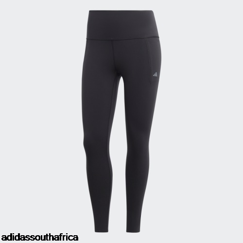 Black Optime Training Luxe 7/8 Leggings Adidas South Africa