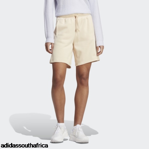 Sand ALL SZN Fleece Shorts Adidas South Africa