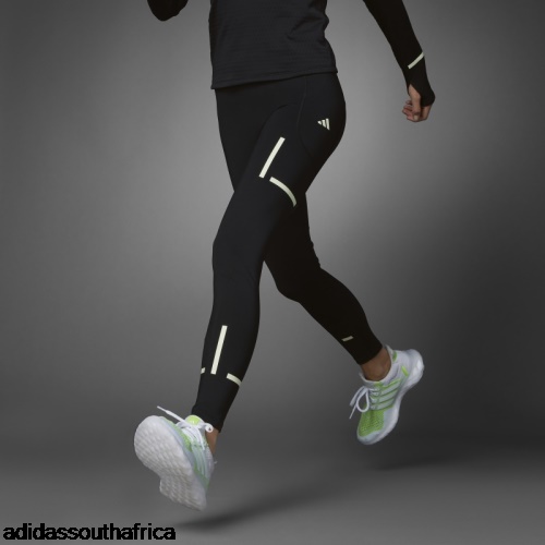 Black Fast Impact Reflect At Night X-City Full-Length Running Leggings Adidas South Africa