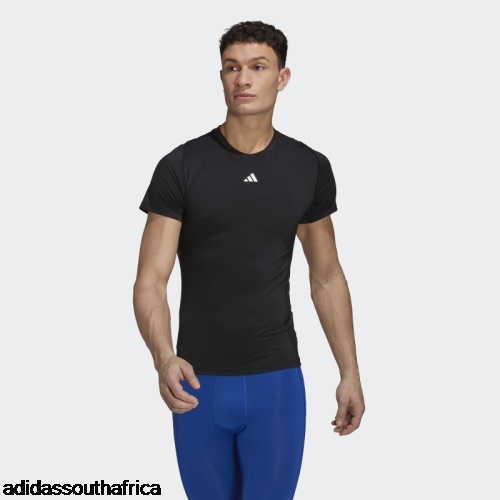 Techfit Training Tee Black Adidas Adidas South Africa