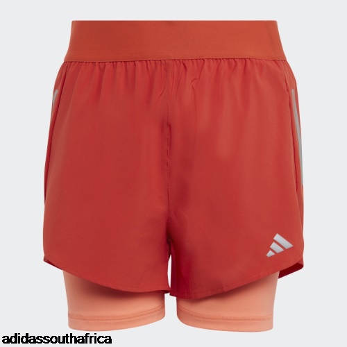 Red Two-In-One AEROREADY Woven Shorts Adidas South Africa