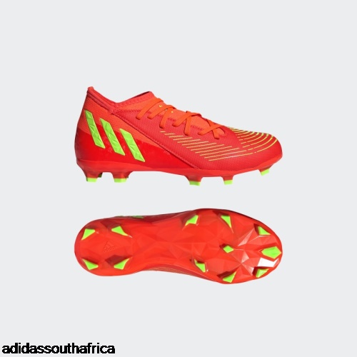 Predator Edge.3 Firm Ground Boots Red Adidas Adidas Shoes South Africa