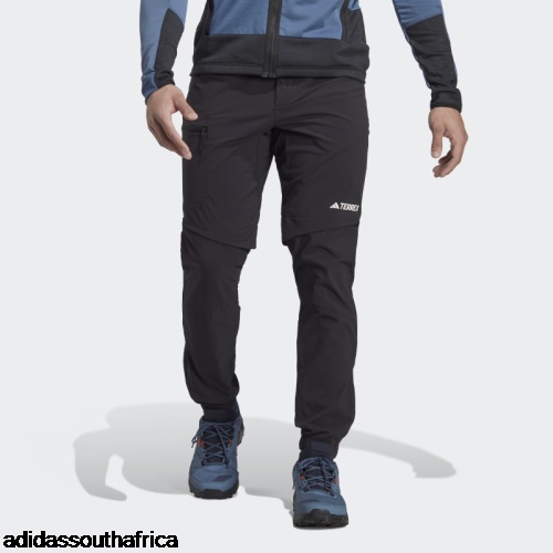 Black Terrex Utilitas Hiking Zip-Off Pants Adidas South Africa