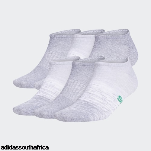 White Superlite Badge of Sport No-Show Socks 6 Pairs Adidas South Africa