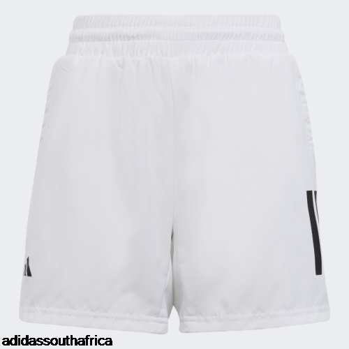 White Club Tennis 3-Stripes Shorts Fashion Adidas South Africa