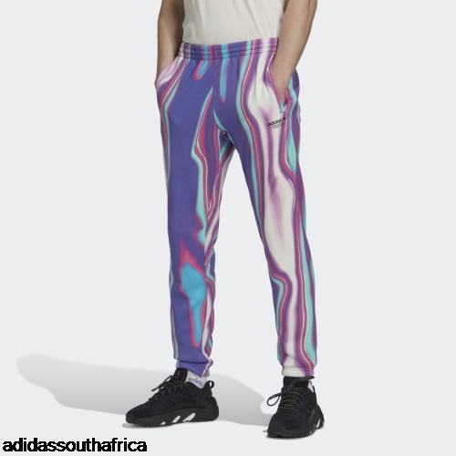 Hyperreal Allover Print Sweat Pants Purple Rush Adidas South Africa