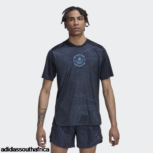 Designed for Running for the Oceans T-Shirt Black Adidas South Africa