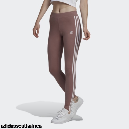 Adicolor Classics 3-Stripes Tights Purple Adidas South Africa