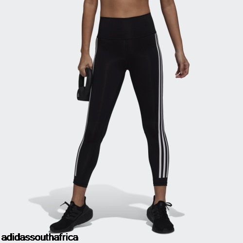 Optime Trainicons 7/8 Leggings Black Stylish Adidas South Africa