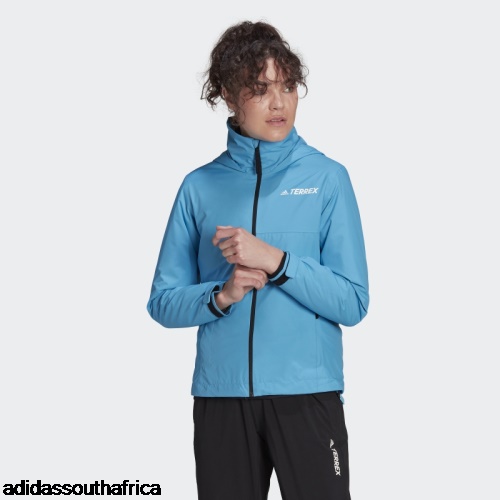 App Sky Rush Terrex Multi RAIN.RDY Primegreen Two-Layer Rain Jacket Adidas South Africa