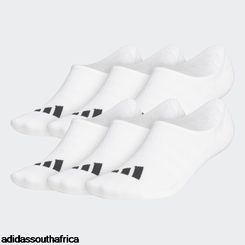 Stylish No-Show Socks 6 Pairs White Adidas South Africa