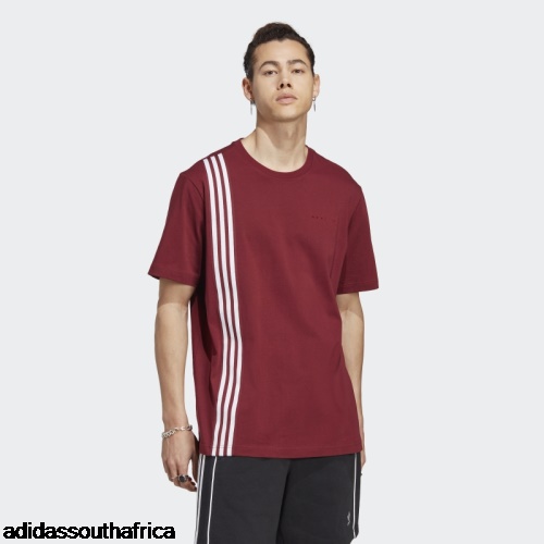 Red Fashion RIFTA Metro Short Sleeve Tee Adidas South Africa