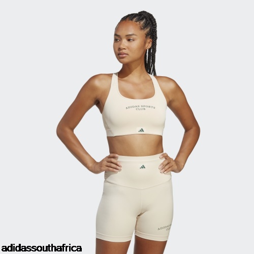 Linen Sports Club Medium-Support Bra Adidas Adidas South Africa