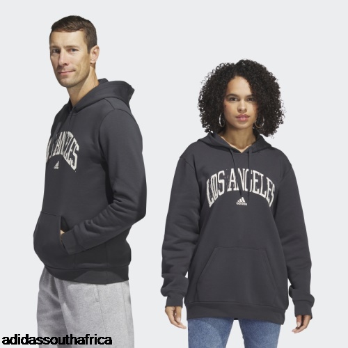 Los Angeles Graphic Hoodie (Gender Neutral) Carbon Adidas South Africa