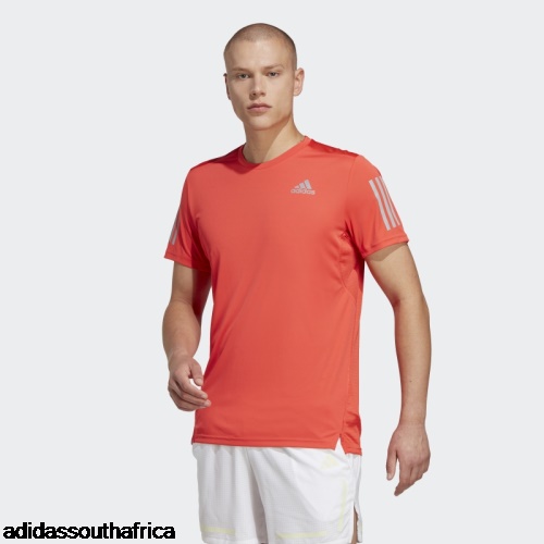 Own the Run Tee Red Adidas South Africa