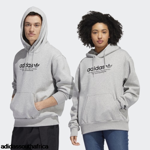 Medium Grey Skateboarding 4.0 Logo Hoodie (Gender Neutral) Adidas South Africa