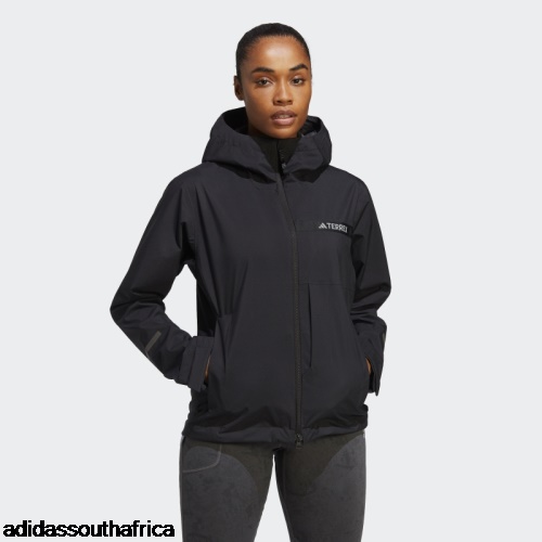 Terrex Multi RAIN.RDY 2.5-Layer Rain Jacket Black Adidas South Africa