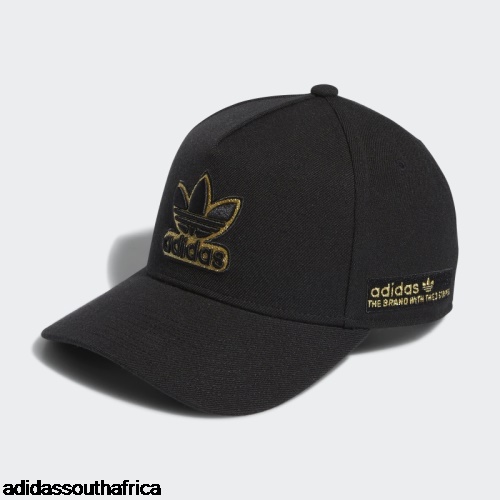 Black A-Frame Snapback Hat Adidas South Africa