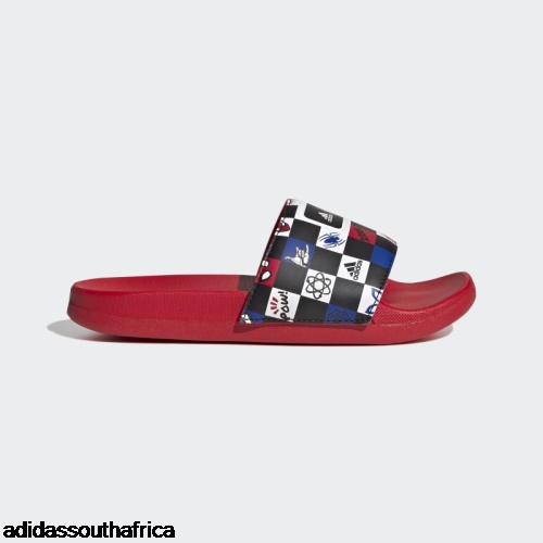 x Disney Adilette Comfort Spider-Man Slides Black Adidas Shoes South Africa