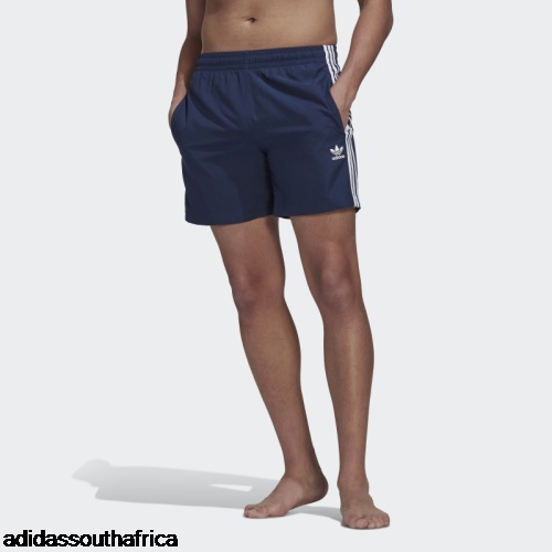 Night Indigo Adicolor Classics 3-Stripes Swim Shorts Adidas South Africa