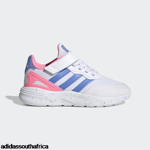 White Nebzed Elastic Lace Top Strap Shoes Adidas Shoes South Africa