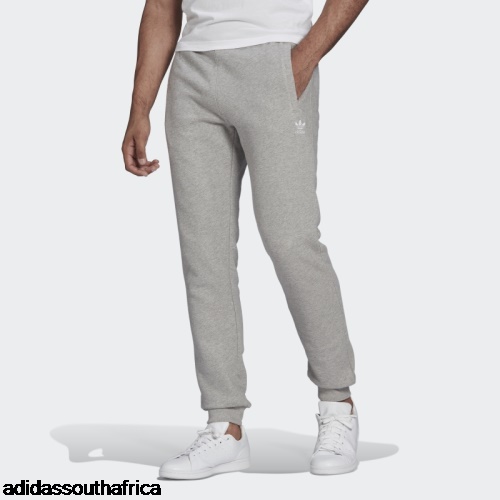 Medium Grey Adicolor Essentials Trefoil Pants Adidas South Africa