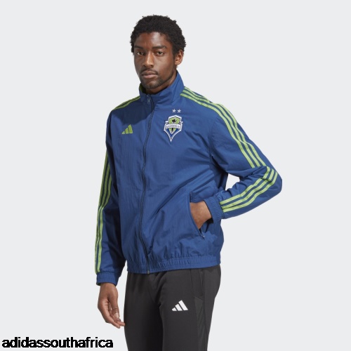 Seattle Sounders FC Anthem Jacket Mystery Blue Adidas South Africa