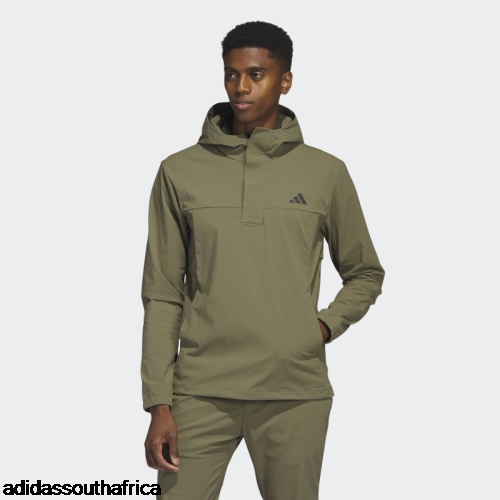 Ripstop 1/4-Zip Golf Hoodie Olive Adidas Adidas South Africa