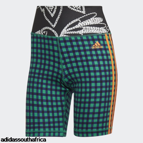 FARM Rio Bike Shorts Bold Green Adidas South Africa