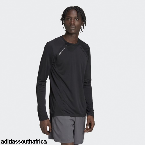 Best of Adi Training Long Sleeve Tee Black Adidas South Africa