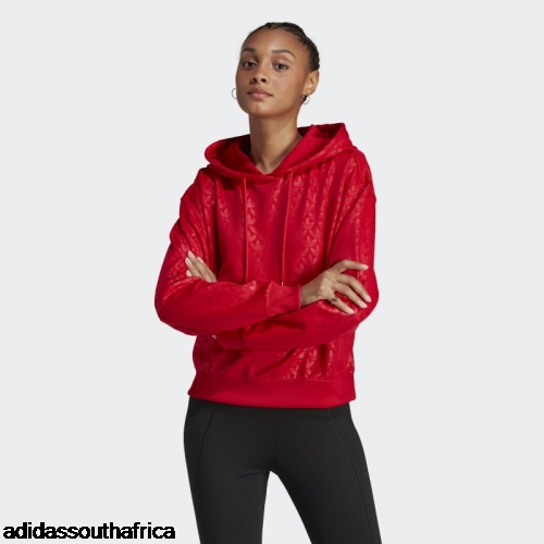 Scarlet Logo Hoodie Fashion Adidas South Africa