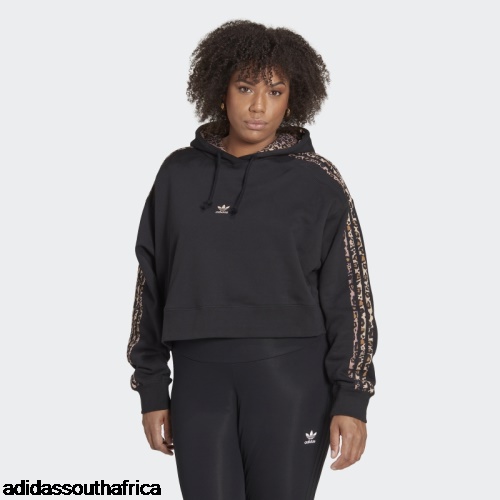 Black Hoodie Logo (Plus Size) Adidas Adidas South Africa