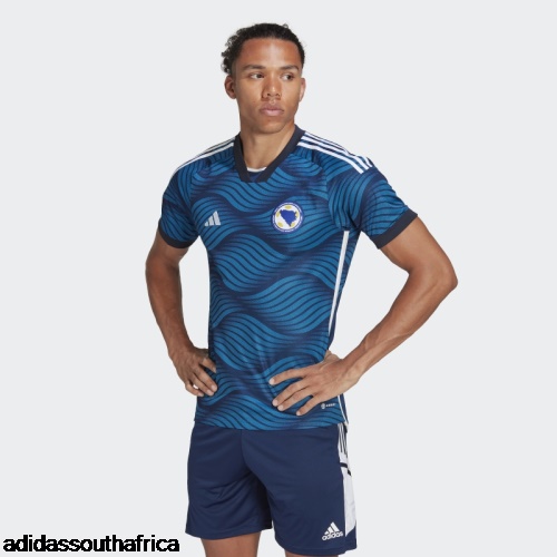 Mystery Blue Bosnia 22 Home Jersey Adidas South Africa