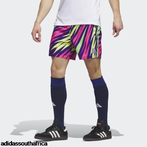 College Purple Mexico Icon Goalkeeper Shorts Adidas South Africa