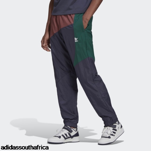 Navy Adicolor Colorblock Tracksuit Bottoms Adidas South Africa