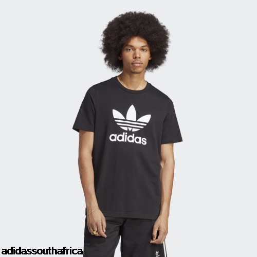 Adicolor Classics Trefoil Tee Black Adidas Adidas South Africa