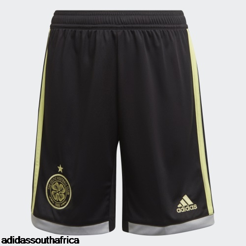 Celtic FC 22/23 Third Shorts Black Adidas South Africa