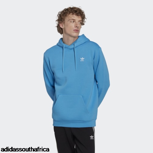 Adicolor Essentials Trefoil Hoodie Blue Adidas South Africa