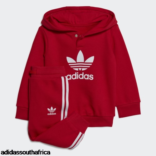 Adicolor Hoodie Set Scarlet Adidas South Africa