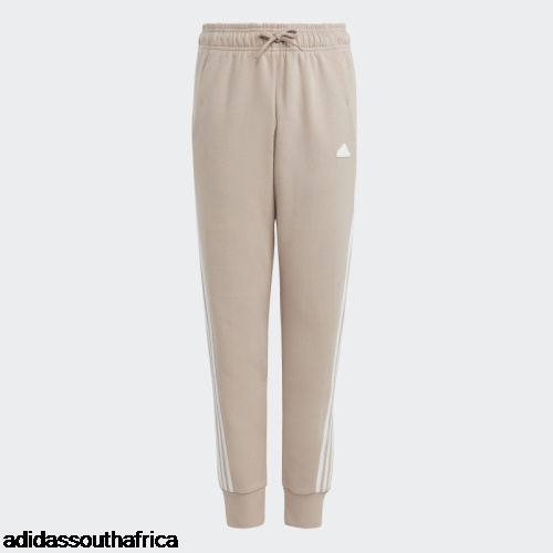 Taupe Future Icons 3-Stripes Cotton Pants Adidas South Africa