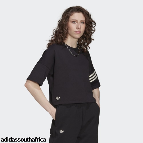 Black Adicolor Neuclassics Tee Adidas South Africa