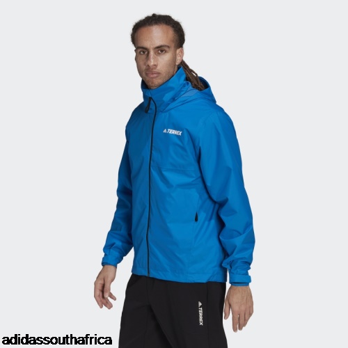 Terrex Multi RAIN.RDY Two-Layer Rain Jacket Shock Blue Adidas South Africa