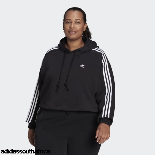 Black Adicolor Classics Hoodie (Plus Size) Adidas Adidas South Africa