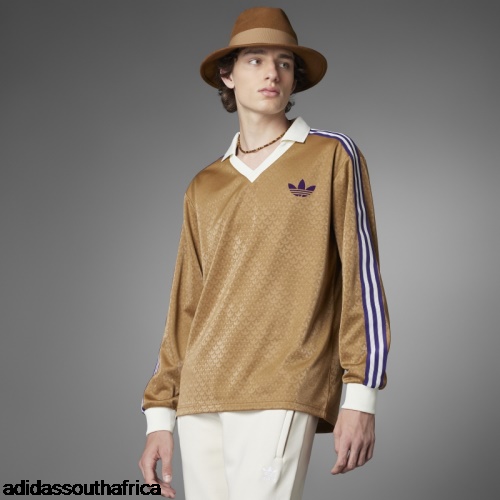 Brown Desert Adicolor Heritage Now Vintage Long Sleeve Tee Adidas South Africa