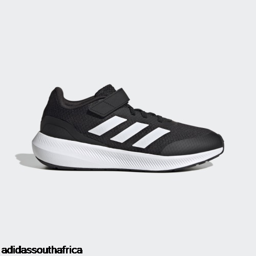 RunFalcon 3.0 Elastic Lace Top Strap Shoes Black Adidas Adidas Shoes South Africa